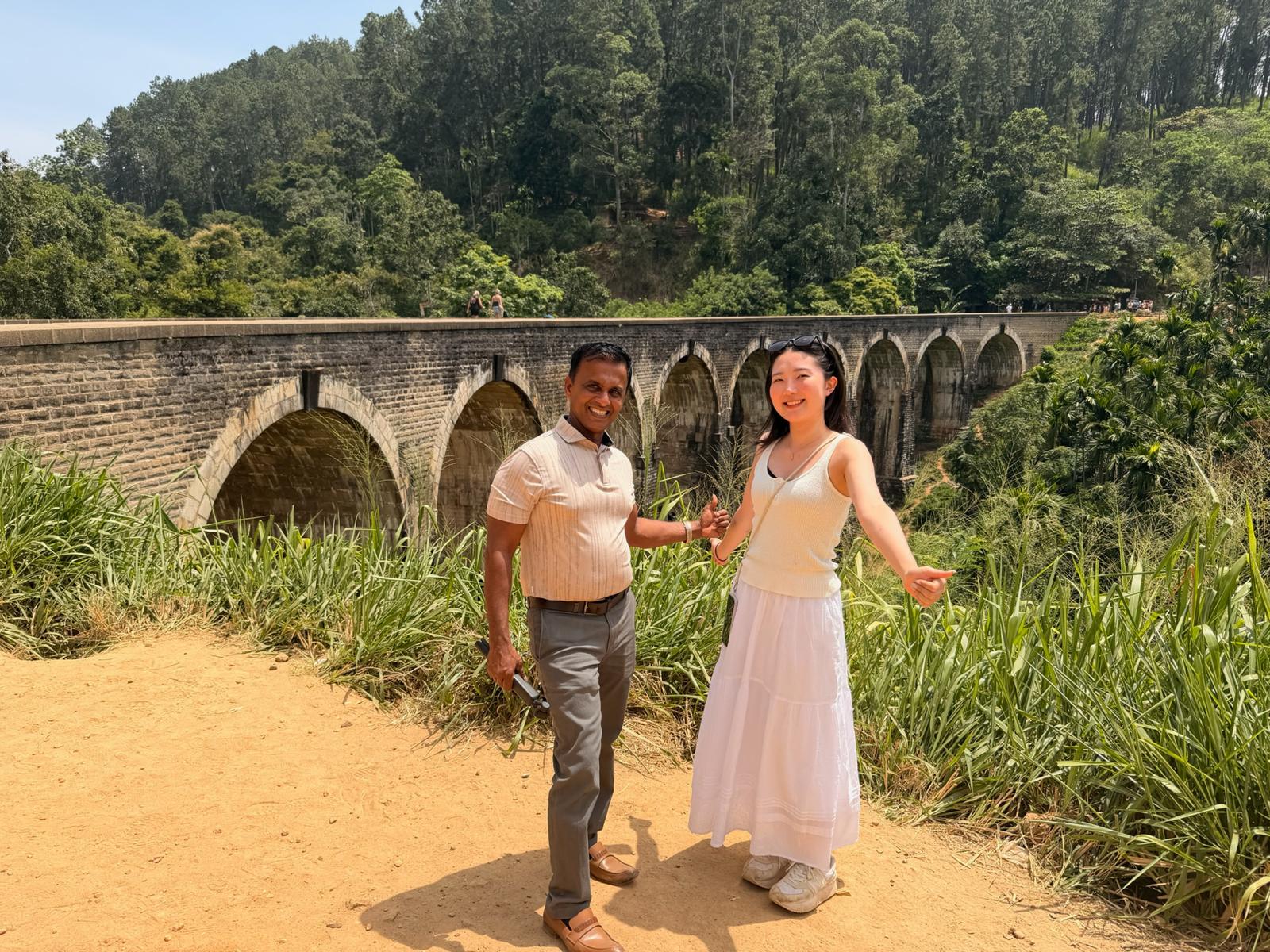 Nine Arch Bridge in Ella with a private driver in Sri Lanka