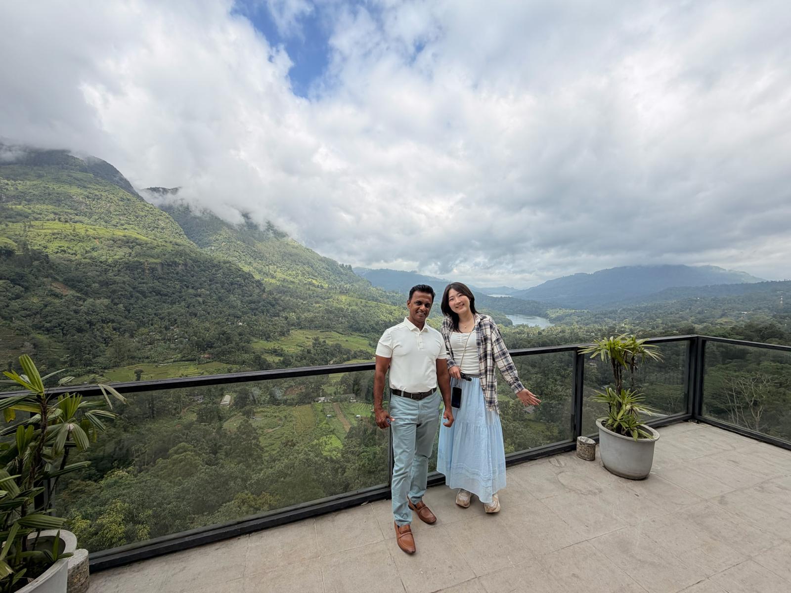 Nuwara Eliya tea country view on a 14-day Sri Lanka itinerary