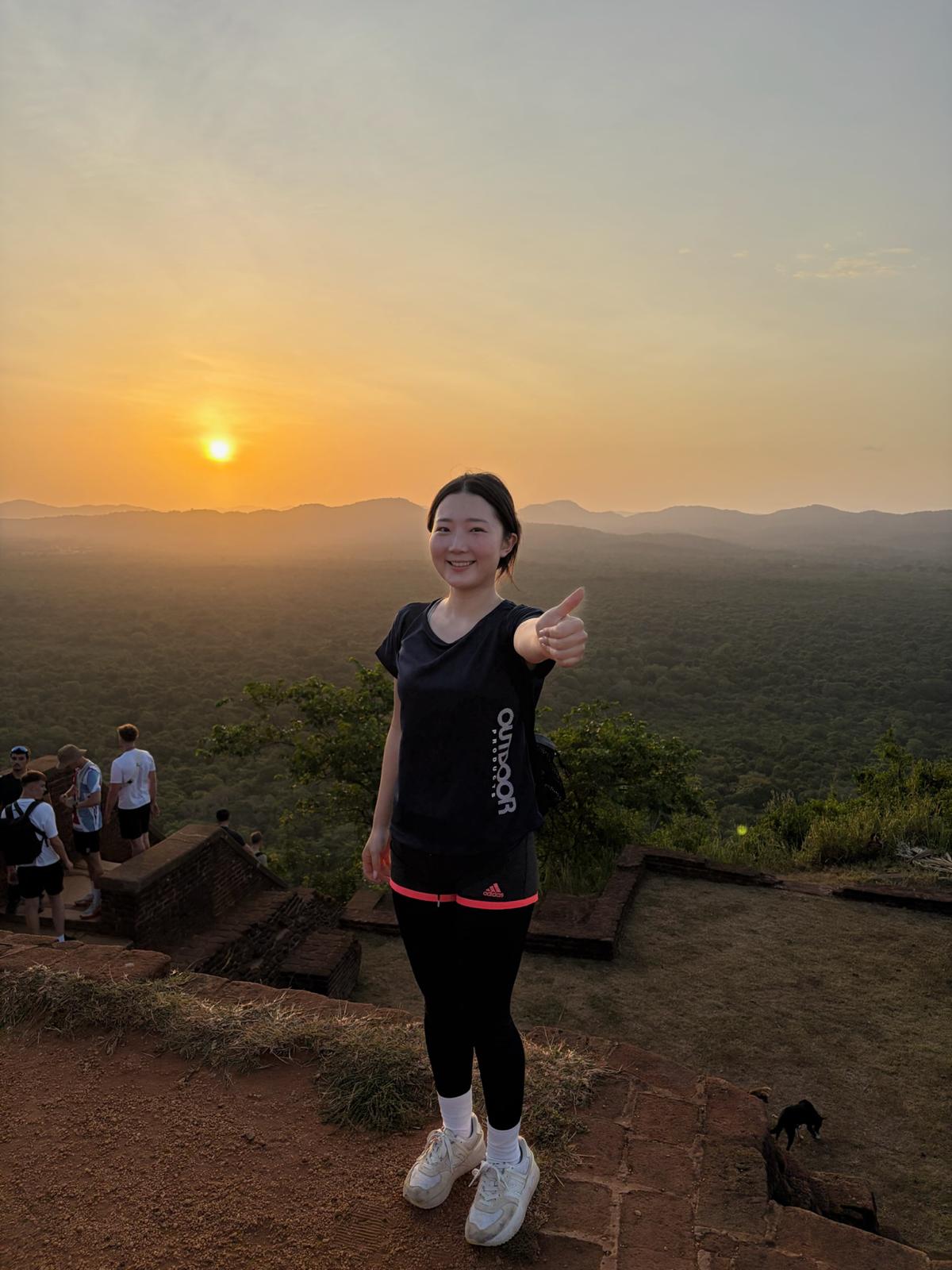 Pidurangala Rock sunset viewpoint on a 14-day Sri Lanka itinerary