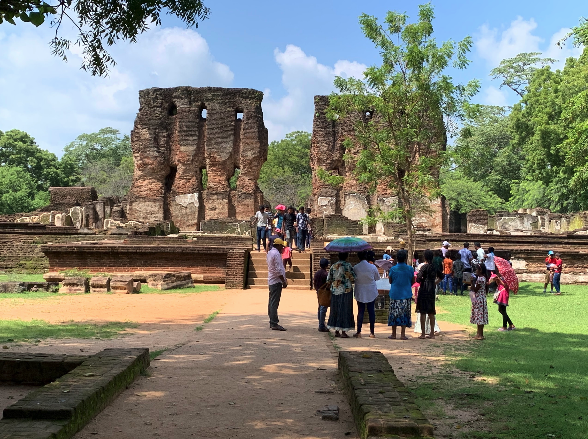Ancient ruins in Polonnaruwa Sri Lanka