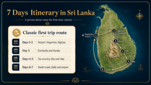 7 Days Itinerary in Sri Lanka: A Private Driver Route for First-Time Visitors